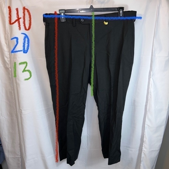 Stafford Dress Pants Slacks Traveler Classic Relaxed Fit Sharkskin Trouser Pants - Picture 7 of 9